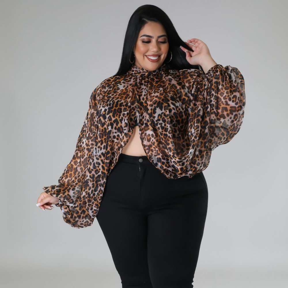 Wild Side: Chiffon Top